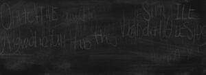 The Black Chalkboard